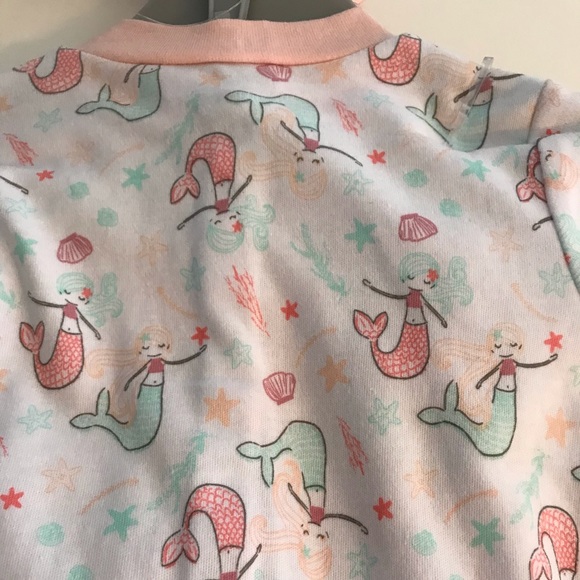 KYLE & DEENA 3-6 MONTHS 100% SOFT COTTON SET SLEEPER CAP TOP BOTTOM BIB SOCKS - Picture 5 of 7